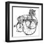 Dunkley's Toy Horse-null-Framed Art Print