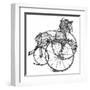 Dunkley's Toy Horse-null-Framed Art Print