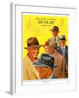 Dunlap, Magazine Advertisement, USA, 1950-null-Framed Giclee Print