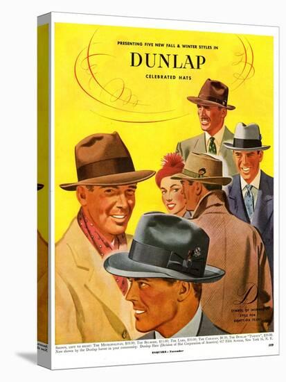 Dunlap, Magazine Advertisement, USA, 1950-null-Stretched Canvas