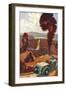 Dunlop, The Open Road Great Outdoors Countryside Open Top Tyres Cars, UK, 1935-null-Framed Giclee Print