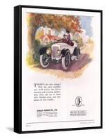 Dunlop, Tires, UK, 1919-null-Framed Stretched Canvas