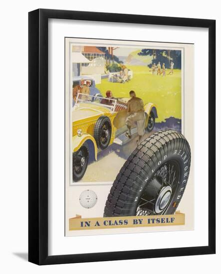 Dunlop Tyres, in a Class by Itself-null-Framed Art Print