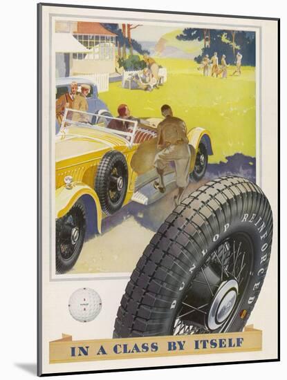 Dunlop Tyres, in a Class by Itself-null-Mounted Art Print