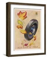 Dunlop Tyres - in a Class by Itself-null-Framed Art Print