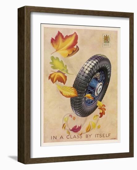 Dunlop Tyres - in a Class by Itself-null-Framed Art Print