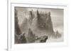 Dunluce Castle, County Antrim, Northern Ireland, from 'scenery and Antiquities of Ireland' by…-William Henry Bartlett-Framed Giclee Print