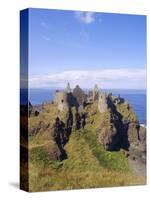 Dunluce Castle, County Antrim, Northern Ireland, UK, Europe-Charles Bowman-Stretched Canvas