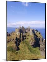 Dunluce Castle, County Antrim, Northern Ireland, UK, Europe-Charles Bowman-Mounted Photographic Print