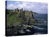 Dunluce Castle, County Antrim, Northern Ireland, United Kingdom-Roy Rainford-Stretched Canvas