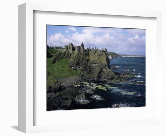 Dunluce Castle, County Antrim, Northern Ireland, United Kingdom-Roy Rainford-Framed Photographic Print