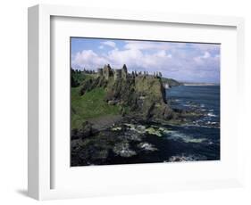 Dunluce Castle, County Antrim, Northern Ireland, United Kingdom-Roy Rainford-Framed Photographic Print