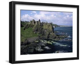 Dunluce Castle, County Antrim, Northern Ireland, United Kingdom-Roy Rainford-Framed Photographic Print