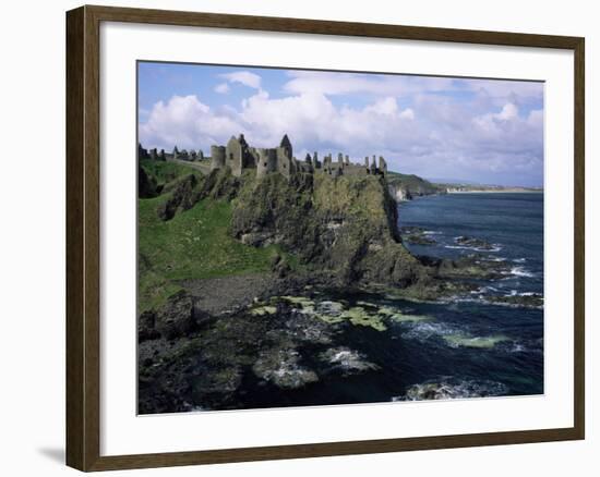 Dunluce Castle, County Antrim, Northern Ireland, United Kingdom-Roy Rainford-Framed Photographic Print