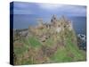 Dunluce Castle, County Antrim, Ulster, Northern Ireland, United Kingdom-Roy Rainford-Stretched Canvas