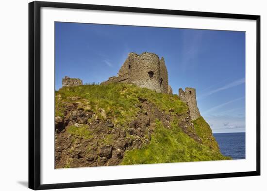 Dunluce Castle, near Portrush, County Antrim, Ulster, Northern Ireland, United Kingdom, Europe-Nigel Hicks-Framed Photographic Print