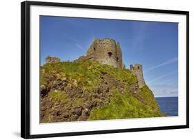 Dunluce Castle, near Portrush, County Antrim, Ulster, Northern Ireland, United Kingdom, Europe-Nigel Hicks-Framed Photographic Print