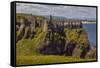 Dunluce Castle, near Portrush, County Antrim, Ulster, Northern Ireland, United Kingdom, Europe-Nigel Hicks-Framed Stretched Canvas