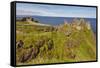 Dunluce Castle, near Portrush, County Antrim, Ulster, Northern Ireland, United Kingdom, Europe-Nigel Hicks-Framed Stretched Canvas