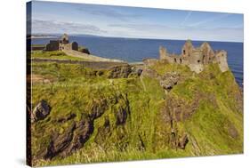 Dunluce Castle, near Portrush, County Antrim, Ulster, Northern Ireland, United Kingdom, Europe-Nigel Hicks-Stretched Canvas
