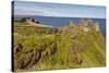 Dunluce Castle, near Portrush, County Antrim, Ulster, Northern Ireland, United Kingdom, Europe-Nigel Hicks-Stretched Canvas