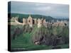 Dunluce Castle on Cliff, Northern Ireland-Pat Canova-Stretched Canvas