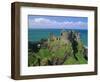 Dunluce Castle on Rocky Coastline, County Antrim, Ulster, Northern Ireland, UK, Europe-Gavin Hellier-Framed Photographic Print