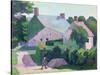 Dunn's Cottage-Robert Polhill Bevan-Stretched Canvas