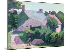 Dunn's Cottage-Robert Polhill Bevan-Mounted Giclee Print