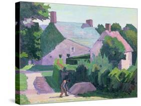 Dunn's Cottage-Robert Polhill Bevan-Stretched Canvas