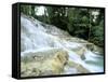 Dunn's River Falls, Ocho Rios, Jamaica, West Indies, Central America-Sergio Pitamitz-Framed Stretched Canvas