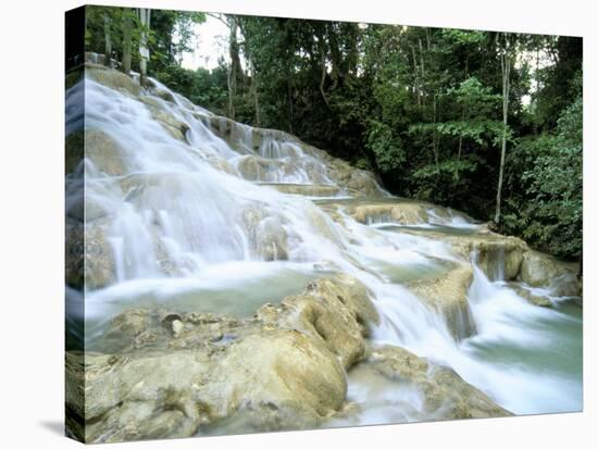 Dunn's River Falls, Ocho Rios, Jamaica, West Indies, Central America-Sergio Pitamitz-Stretched Canvas