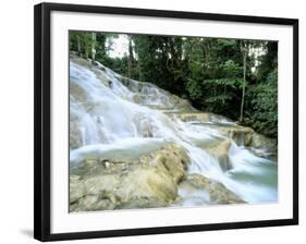 Dunn's River Falls, Ocho Rios, Jamaica, West Indies, Central America-Sergio Pitamitz-Framed Photographic Print