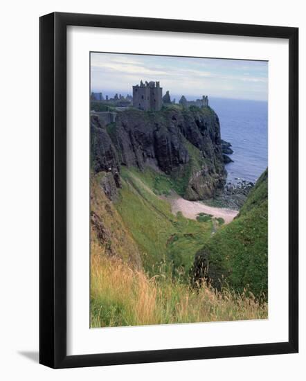 Dunnotar Castle Dating from the 14th Century, Near Stonehaven, Aberdeenshire, Scotland, UK-Patrick Dieudonne-Framed Photographic Print