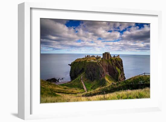 Dunnottar Castle Outside of Stonehaven, Aberdeenshire, Scotland, United Kingdom, Europe-Jim Nix-Framed Photographic Print