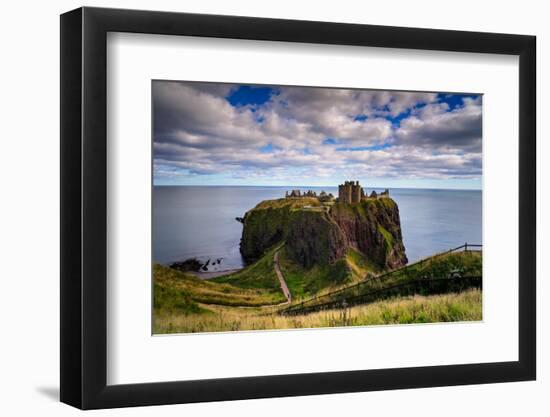 Dunnottar Castle Outside of Stonehaven, Aberdeenshire, Scotland, United Kingdom, Europe-Jim Nix-Framed Premium Photographic Print