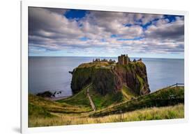 Dunnottar Castle Outside of Stonehaven, Aberdeenshire, Scotland, United Kingdom, Europe-Jim Nix-Framed Photographic Print