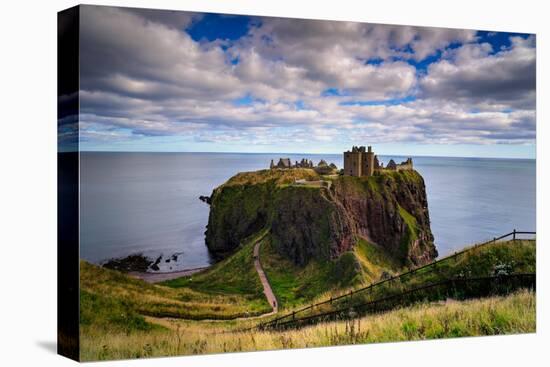 Dunnottar Castle Outside of Stonehaven, Aberdeenshire, Scotland, United Kingdom, Europe-Jim Nix-Stretched Canvas