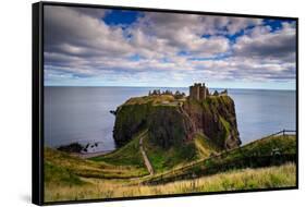 Dunnottar Castle Outside of Stonehaven, Aberdeenshire, Scotland, United Kingdom, Europe-Jim Nix-Framed Stretched Canvas
