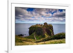 Dunnottar Castle Outside of Stonehaven, Aberdeenshire, Scotland, United Kingdom, Europe-Jim Nix-Framed Photographic Print