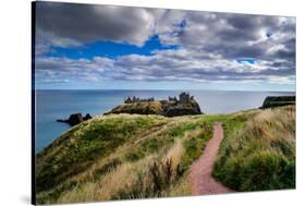 Dunnottar Castle Outside of Stonehaven, Aberdeenshire, Scotland, United Kingdom, Europe-Jim Nix-Stretched Canvas
