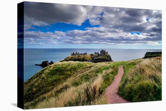 Dunnottar Castle Outside of Stonehaven, Aberdeenshire, Scotland, United Kingdom, Europe-Jim Nix-Stretched Canvas