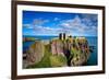 Dunnottar Castle Outside of Stonehaven, Aberdeenshire, Scotland, United Kingdom, Europe-Jim Nix-Framed Photographic Print