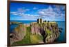 Dunnottar Castle Outside of Stonehaven, Aberdeenshire, Scotland, United Kingdom, Europe-Jim Nix-Framed Premium Photographic Print