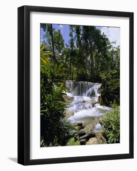 Dunns River Falls, Jamaica, Caribbean, West Indies, Central America-Robert Harding-Framed Photographic Print