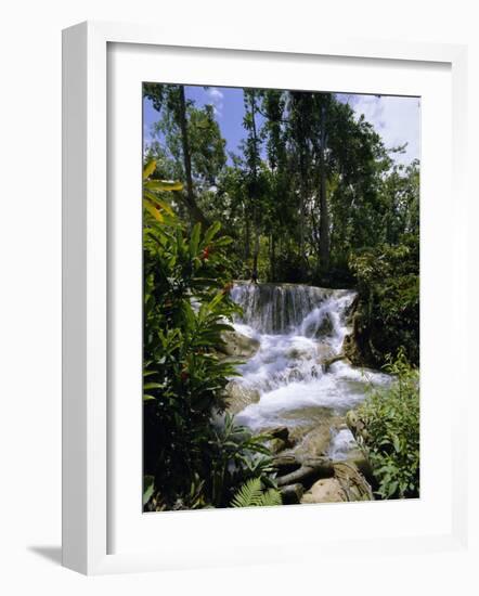 Dunns River Falls, Jamaica, Caribbean, West Indies, Central America-Robert Harding-Framed Photographic Print