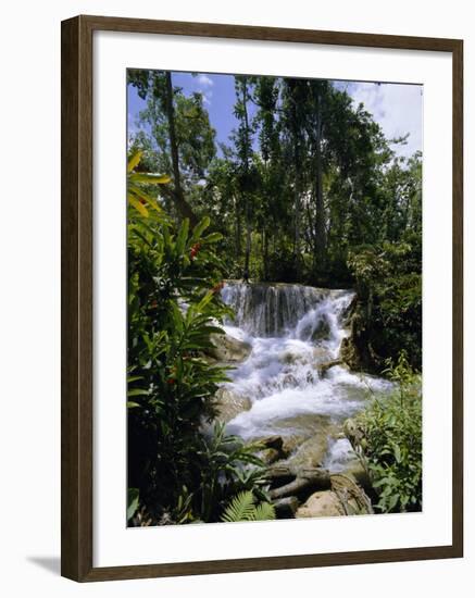 Dunns River Falls, Jamaica, Caribbean, West Indies, Central America-Robert Harding-Framed Photographic Print