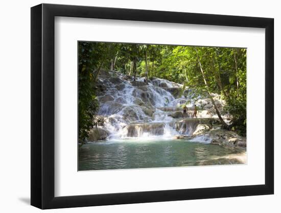 Dunns River Falls, Ocho Rios, Jamaica, West Indies, Caribbean, Central America-Doug Pearson-Framed Photographic Print