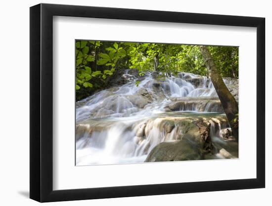 Dunns River Falls, Ocho Rios, Jamaica, West Indies, Caribbean, Central America-Doug Pearson-Framed Photographic Print