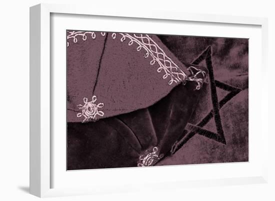 Dunny's Yarmulkes and Tallis Bag, 2016-Joy Lions-Framed Giclee Print